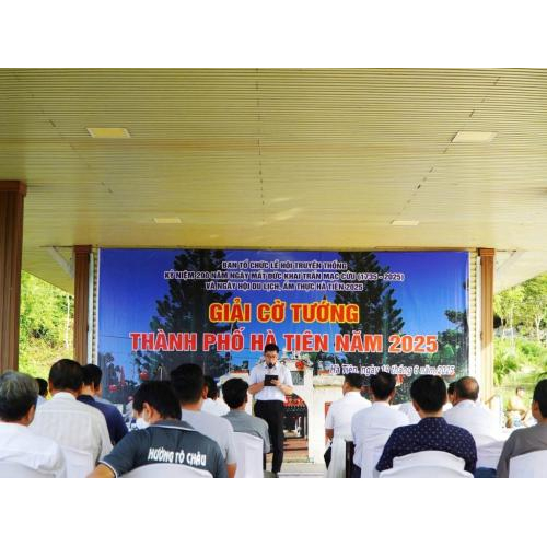 Khai Mạc Giải Cờ Tướng Thành Phố Hà Tiên Năm 2025